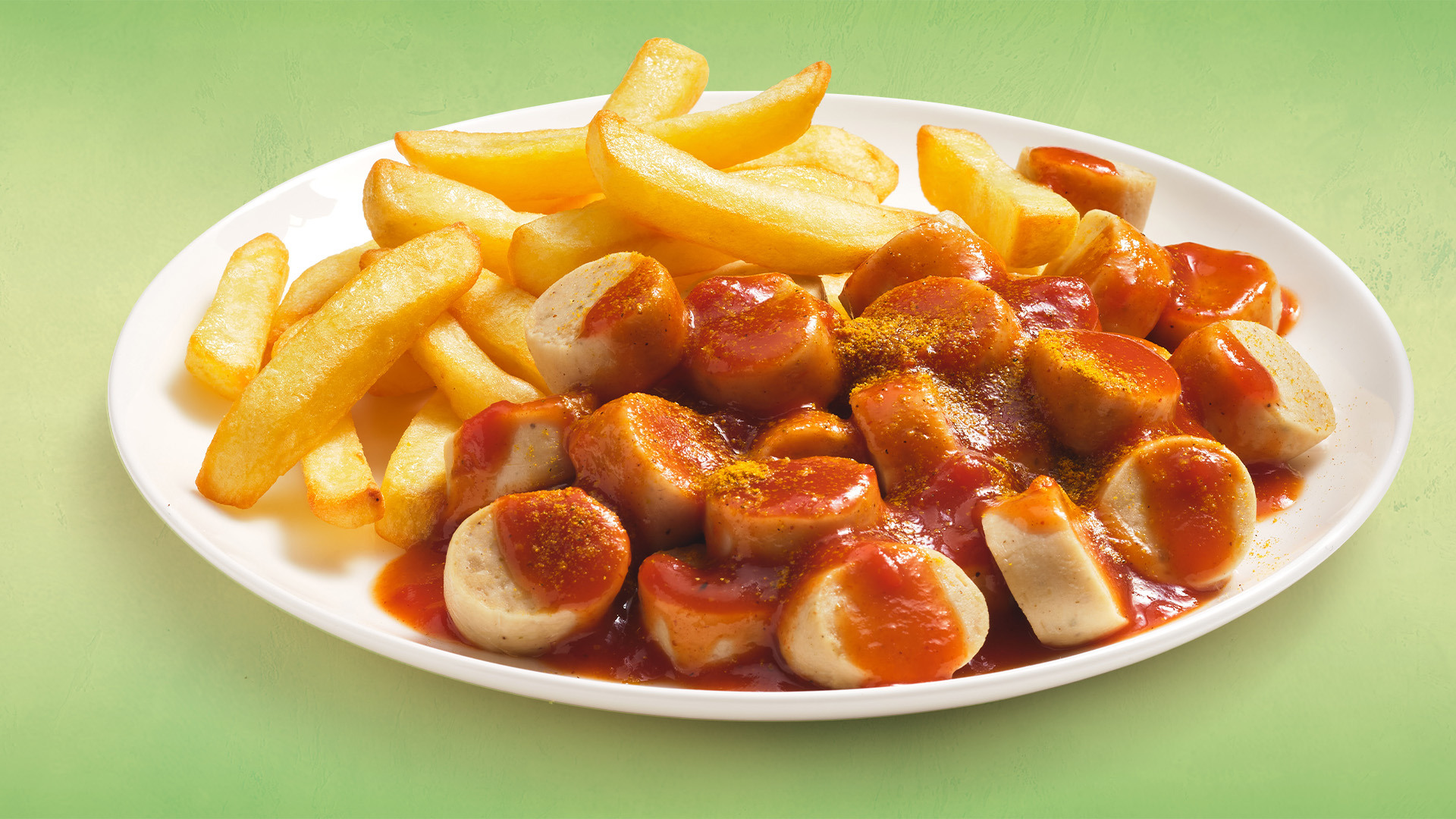 endori Professional | Fruchtige Currywurst Sauce mit veganer Bratwurst