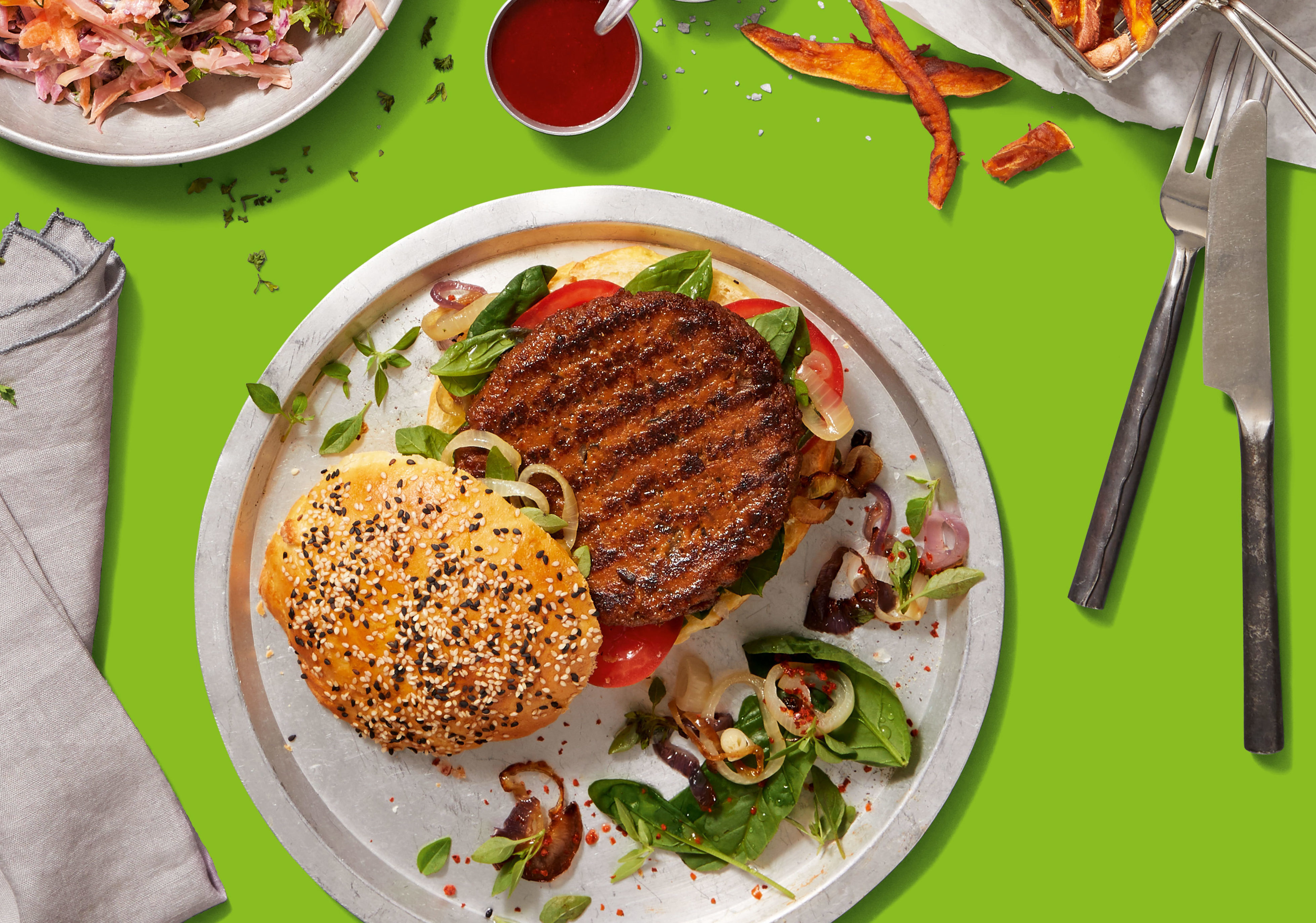 Serviervorschlag Burger Serviervorschlag Burger